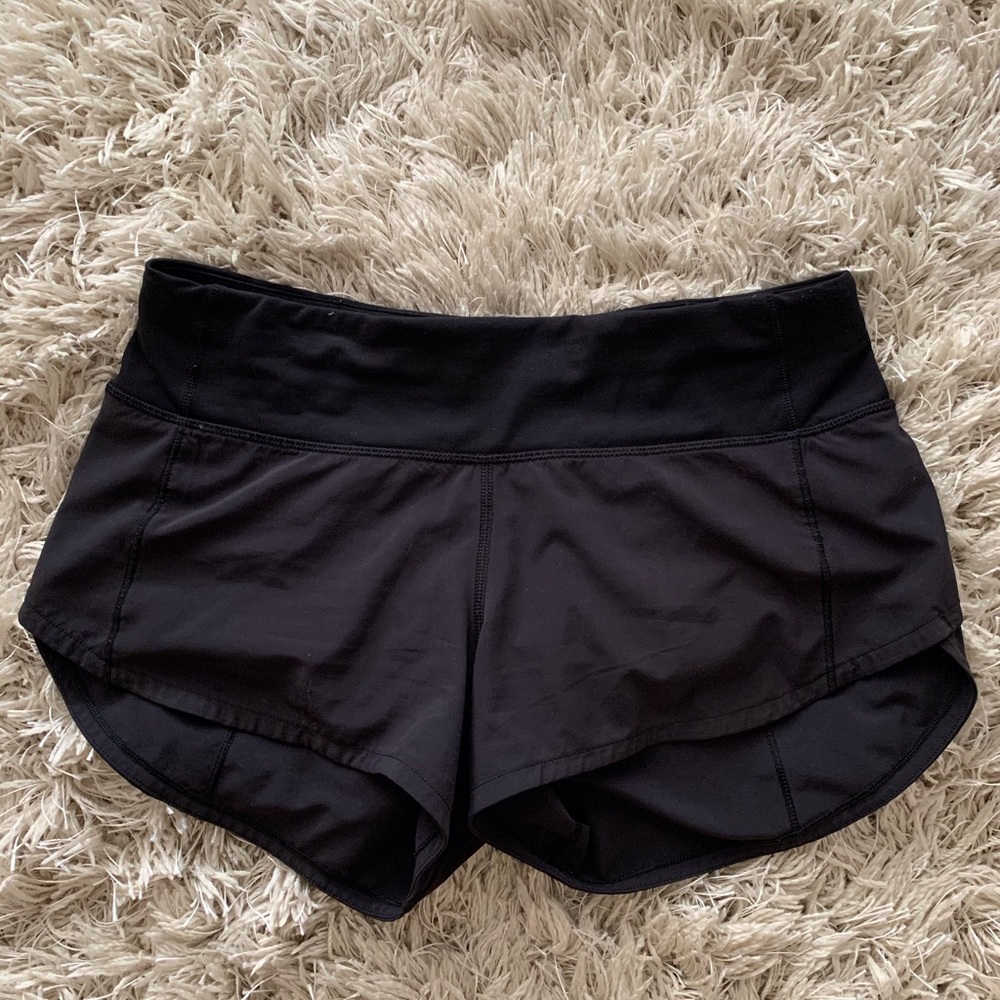 Black lululemon shorts *basically new*